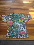 Vintage 90's AOP Jam Together Reggae Art shirt Large Single Stich All Over Print