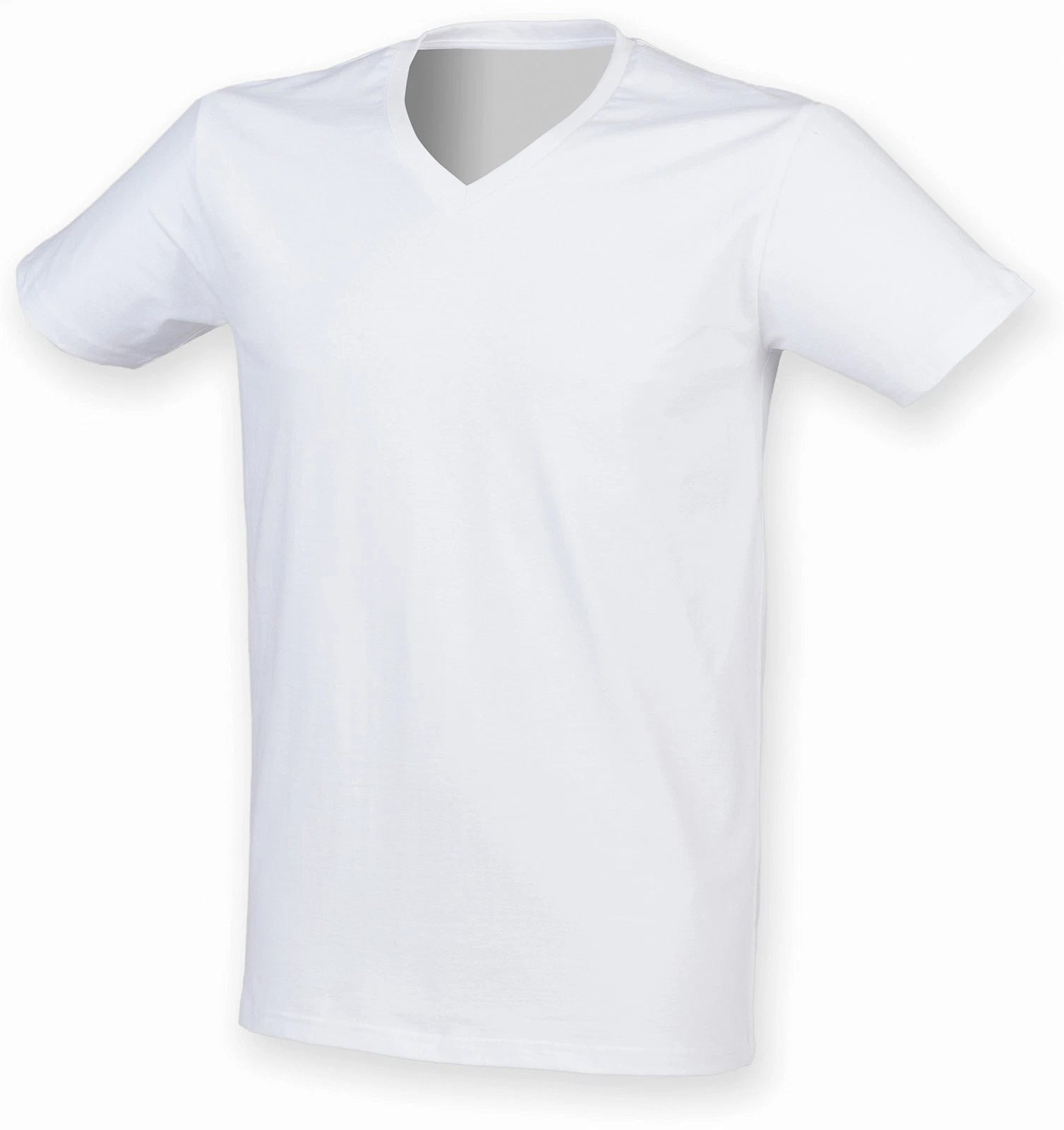 SF Men's feel good stretch v-neck t-shirt - Soft stretch v-neck t-shirt