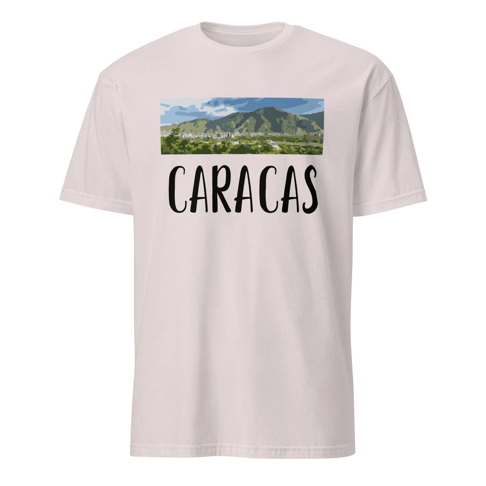 Caracas Avila Mountain T-Shirt Modern Skyline Art Venezuela Travel Tee