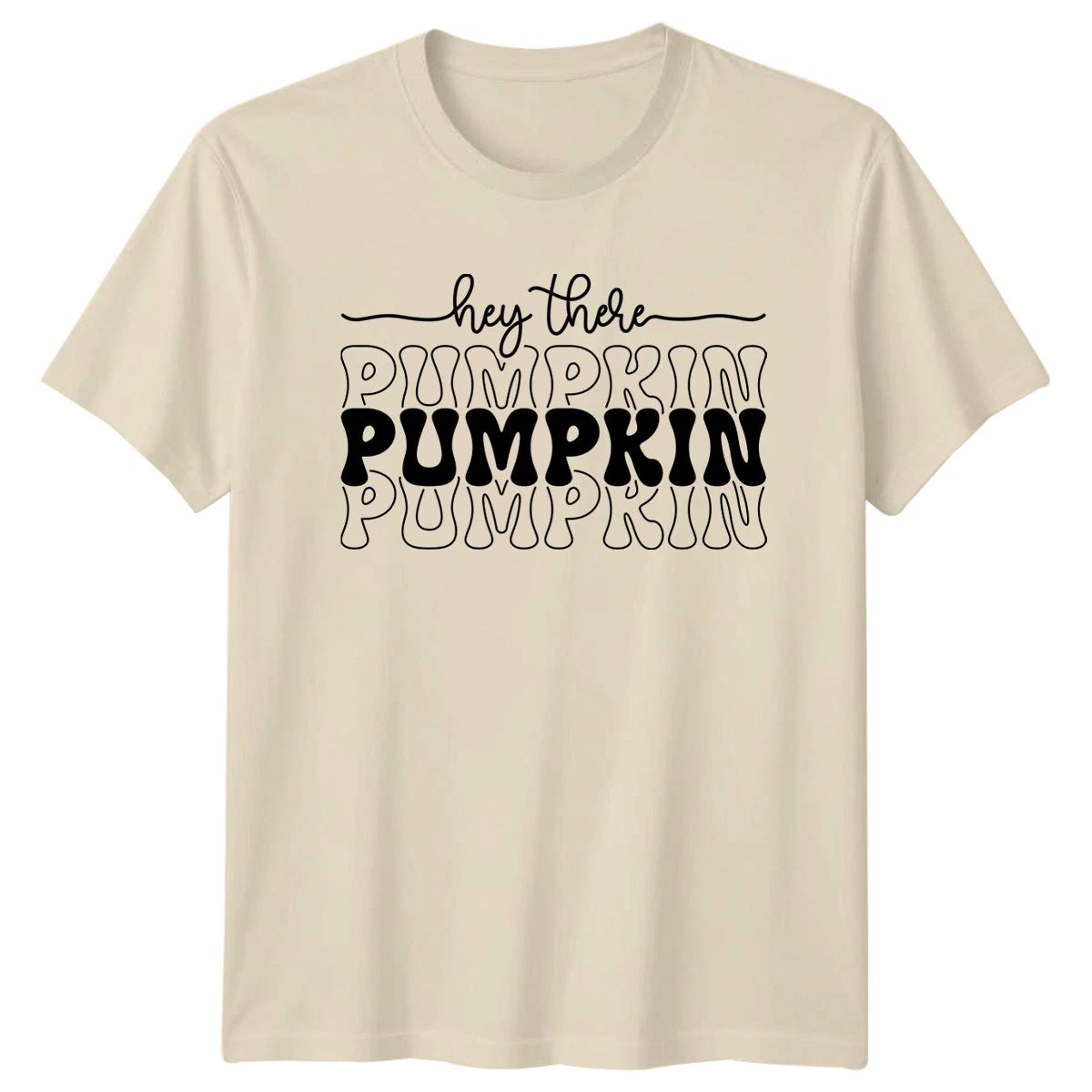 Hey There Pumpkin Womens T-Shirt Fall Aesthetic Halloween Halloween Gift For Her