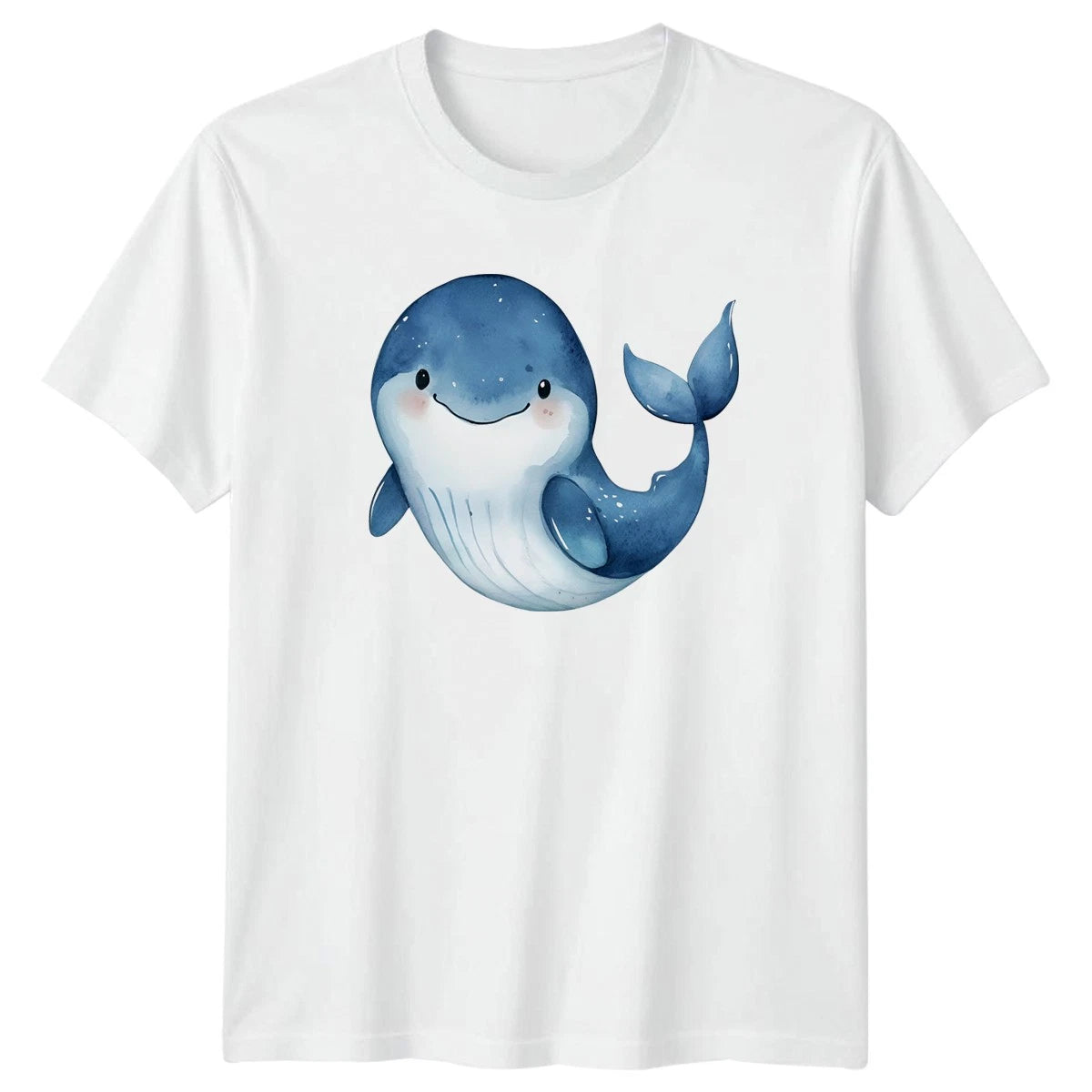 Cute Blue Whale T-Shirt Ocean Animal 2026 Birthday Gift For Him And Her