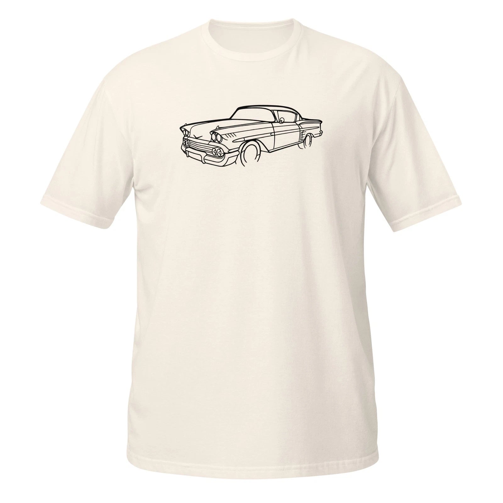 Comfy T-Shirt For Chevrolet Impala 1958 Car Lovers Birthday Gift Stylish Tee