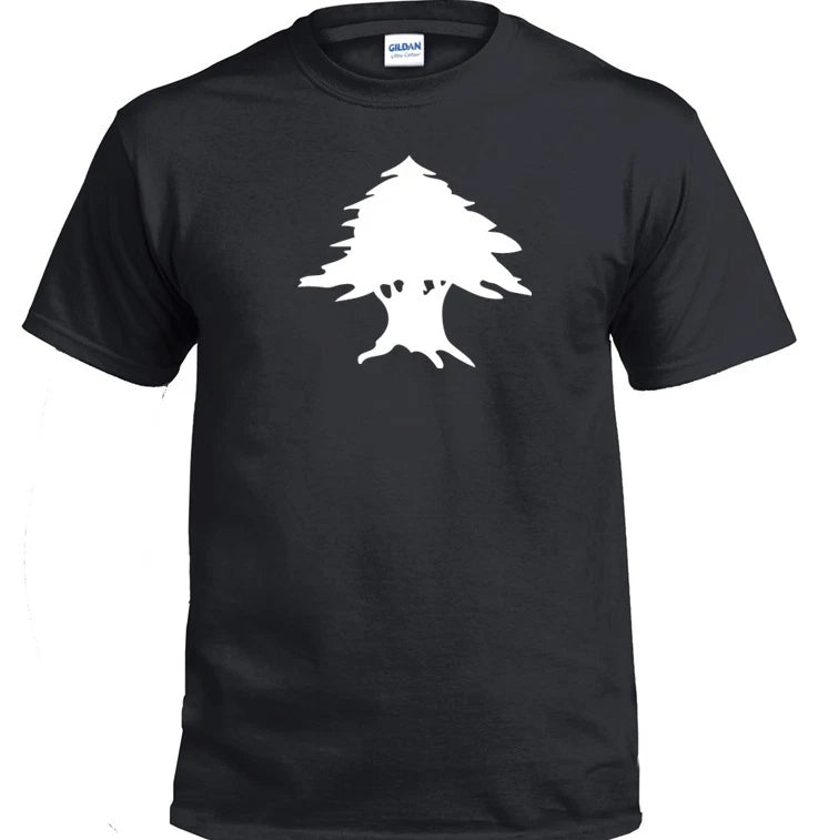 Cedar Tree T-Shirt Tee Shirt Gildan S M L XL 2XL 3XL Cotton Lebanon Lebanese
