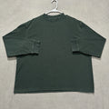 Croft and Barrow Shirt Mens 2XL Dark Green Pullover Classic Interlock Mock Neck