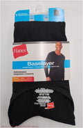 Hanes Men's Thermal Long Sleeve Performance Shirt - Black S *SEE DEAL!!!*