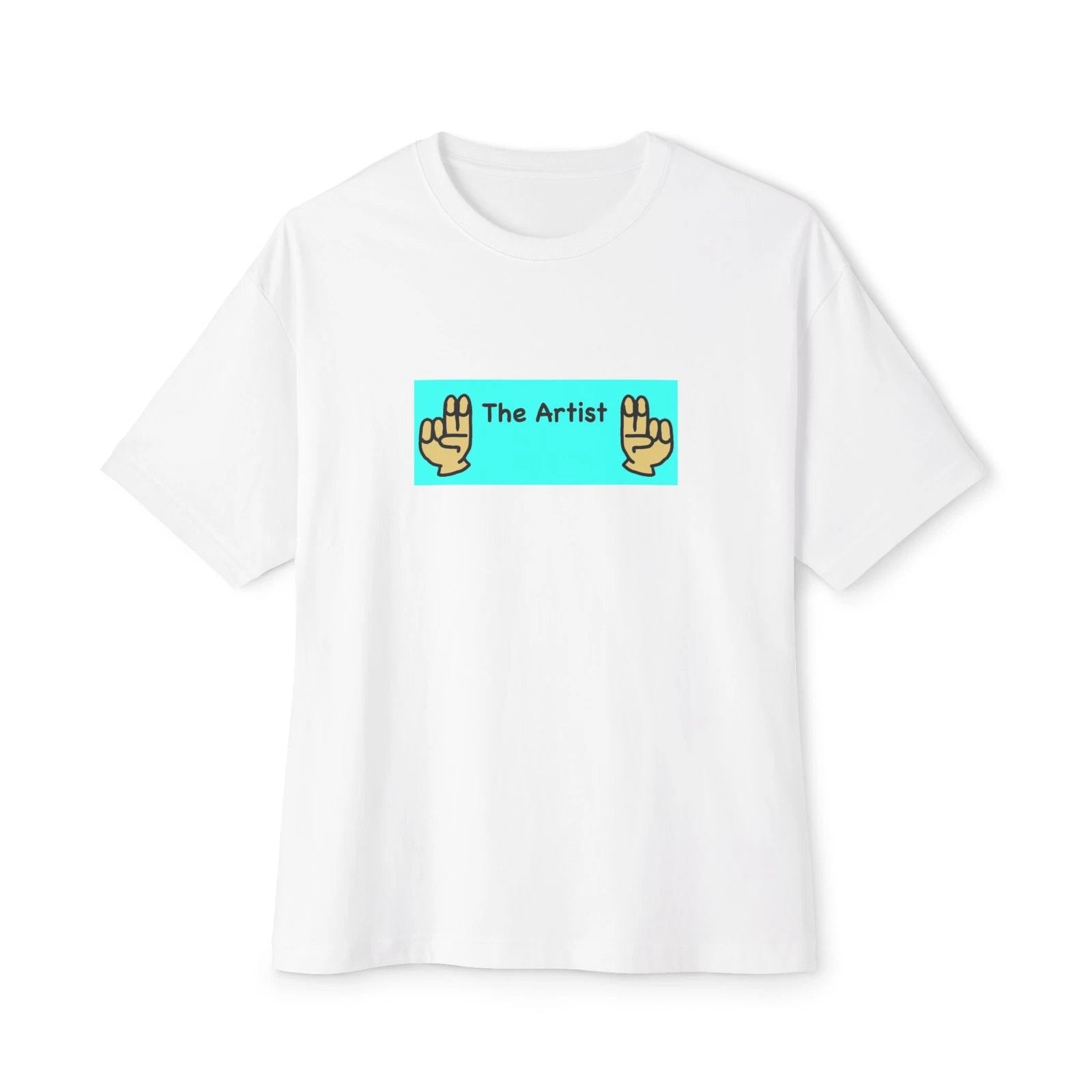 The Artist hand gesture Tee | Minimalist graphic artist t-shirt