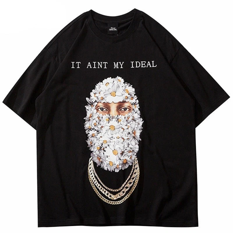 “Non Ideal” Unisex Streetwear Graphic T-Shirt – Minimalist Typography Tee