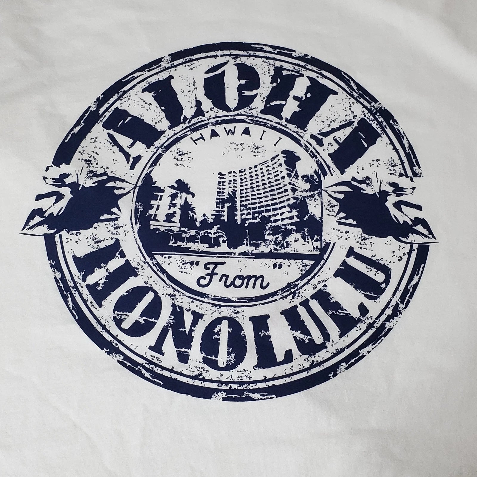 Aloha From Hawaii XL White Short Sleeve T-Shirt