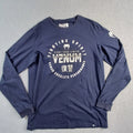 Venum TShirt Mens XL Blue Long Sleeve Los Angeles Paris London Bangkok Hong Kong