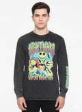 Nightmare Before Christmas Metal Tee Mens XL Dark Wash Grunge Y2K Goth Kidcore