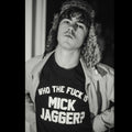Who the f is Mick Jagger T-Shirt, As worn by Keith Richards circa 1975 Unisex