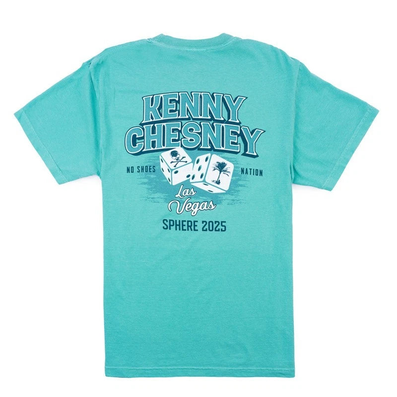 Kenny Chesney Concert T-Shirt Sphere 2025 Dice Design NEW Size Large Island Reef