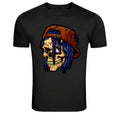 Skull With Backwards Cap Street Style Skeleton Graphic Tee