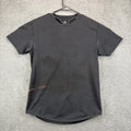 BYLT Premium Basics Mens Drop Cut Short Sleeve T-Shirt Black Size Medium
