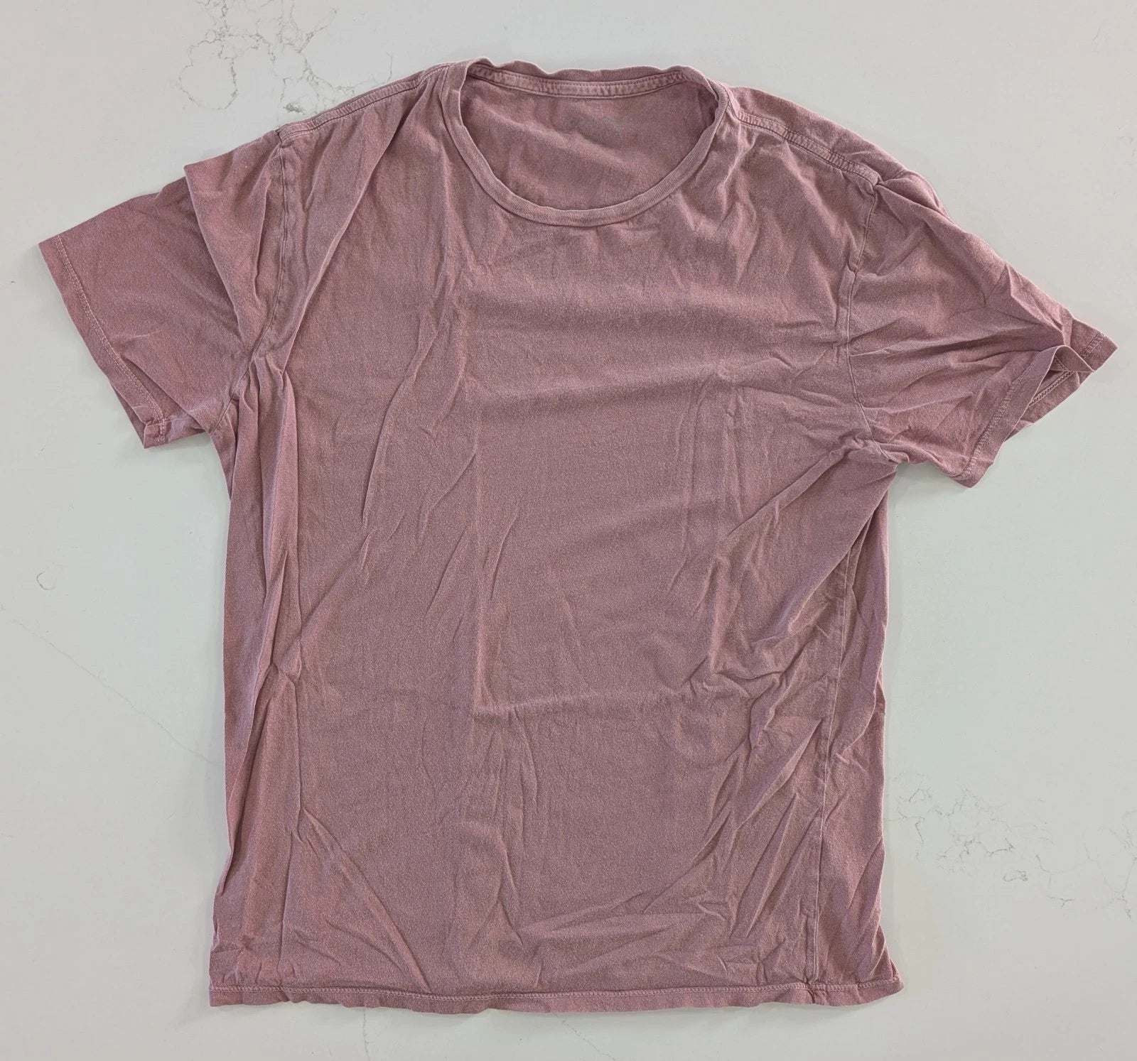 Alex Mill USA Made T-Shirt Small Pink Garment Dyed 100% Cotton Crewneck
