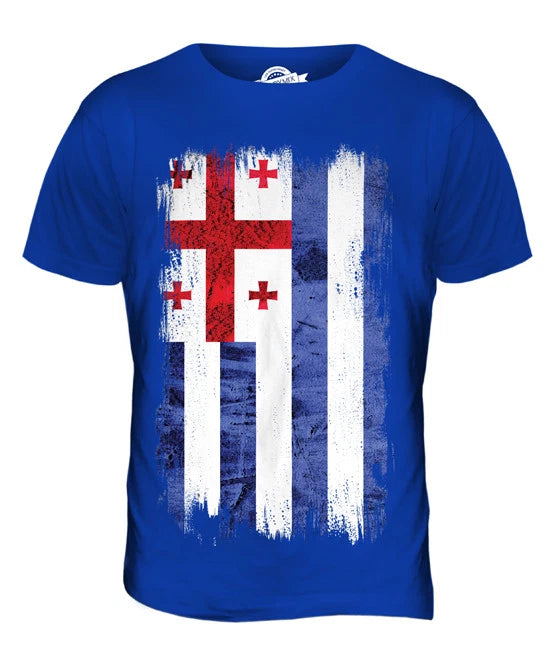 AJARIA GRUNGE FLAG MENS T-SHIRT TEE TOP FOOTBALL GIFT SHIRT CLOTHING JERSEY