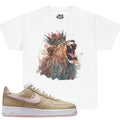 Shirt To Match Linen Unisex Tee Birthday Gift For Her Lion Shirt
