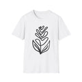 Minimalist Floral T-Shirt Nature Lover Gift, Casual Wear