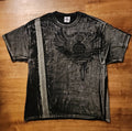 House of Blues Graphic T Shirt XL Black Gray Acid Wash Biker Grunge Y2K