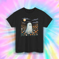 Aesthetic Ghost In Flowers Shirt | Spooky Cute Halloween Fall Floral Graphic Tee