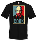 Youth Designz Men's T-Shirt COOK Print Logo Bad Walter Breaking White Slogan