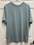 NWT Mens Large Jason Wu 100% Cotton Teal Heavyweight Tee Shirt Crew Neck
