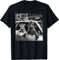 Funny Gangster Cats Street Design Gift Unisex T-Shirt