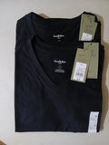 Men's V Neck Black T Shirts " Lot of 2" Size XL - Goodfellow - Short Sleeve