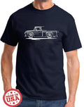 1957-60 Ford F-100 F100 Pickup Truck Redline Design Tshirt NEW FREE SHIP