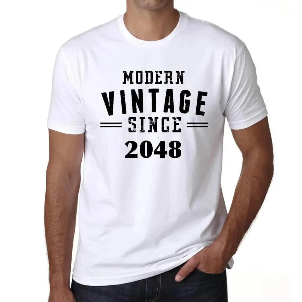 ULTRABASIC Men's T-Shirt Vintage Modern Since 2048 Modern Vintage Since