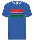 The Gambia Grunge Stil Flagge - Herren Ringer - Banjul Country Reise Flaggen