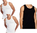 2 PACK MENS VESTS 100% Cotton TANK TOP SUMMER TRAINING GYM SPORTS PLAIN 4XL