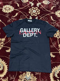 Gallery Dept Lanvin Designer Cotton T-Shirt Italy Embroider Logo Black Size XL