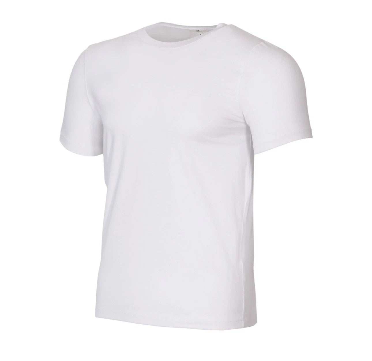 Jaxson Maximus White Cool Touch Crew Neck T-Shirt  performance fabric MSRP $45