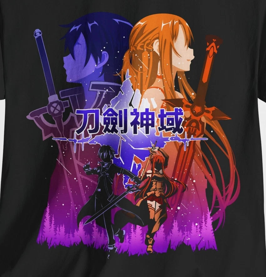 Sword Art Online, Unisex Heavy Cotton Tee, Anime Shirt, Gift for anime lovers