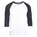Men's Baseball T-Shirt 3/4 Sleeve Premium Cotton Raglan Two Tone Jersey Tee