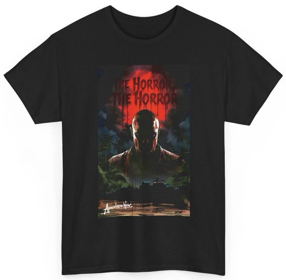 Apocalypse Now The Horror T Shirt - 70’s Vietnam Kurtz Inspired Graphic Art Tee