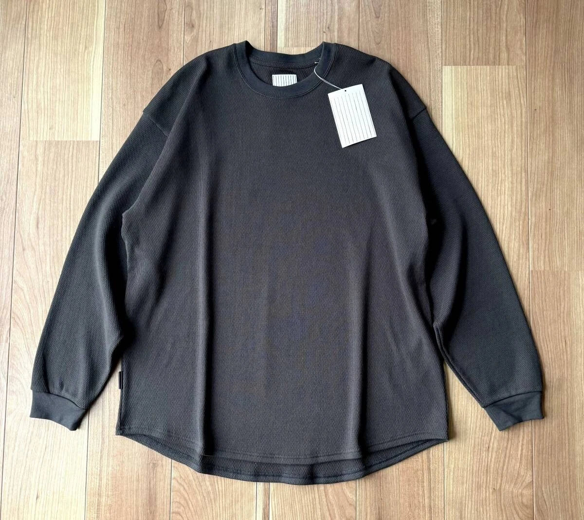 Made In Japan S.F.C / Basic Thermal Ls Tee Charcoal M Stripes For Creative Long