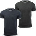 Mens Crew Neck Jaquard T-Shirt by Brave Soul
