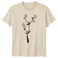 Minimalist Botanical Plant Organic Nature T-Shirt Modern Abstract Graphic