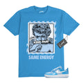 Air Force 1 Psychic Blue University Patent White LV8 T Shirt to Match ENERGY