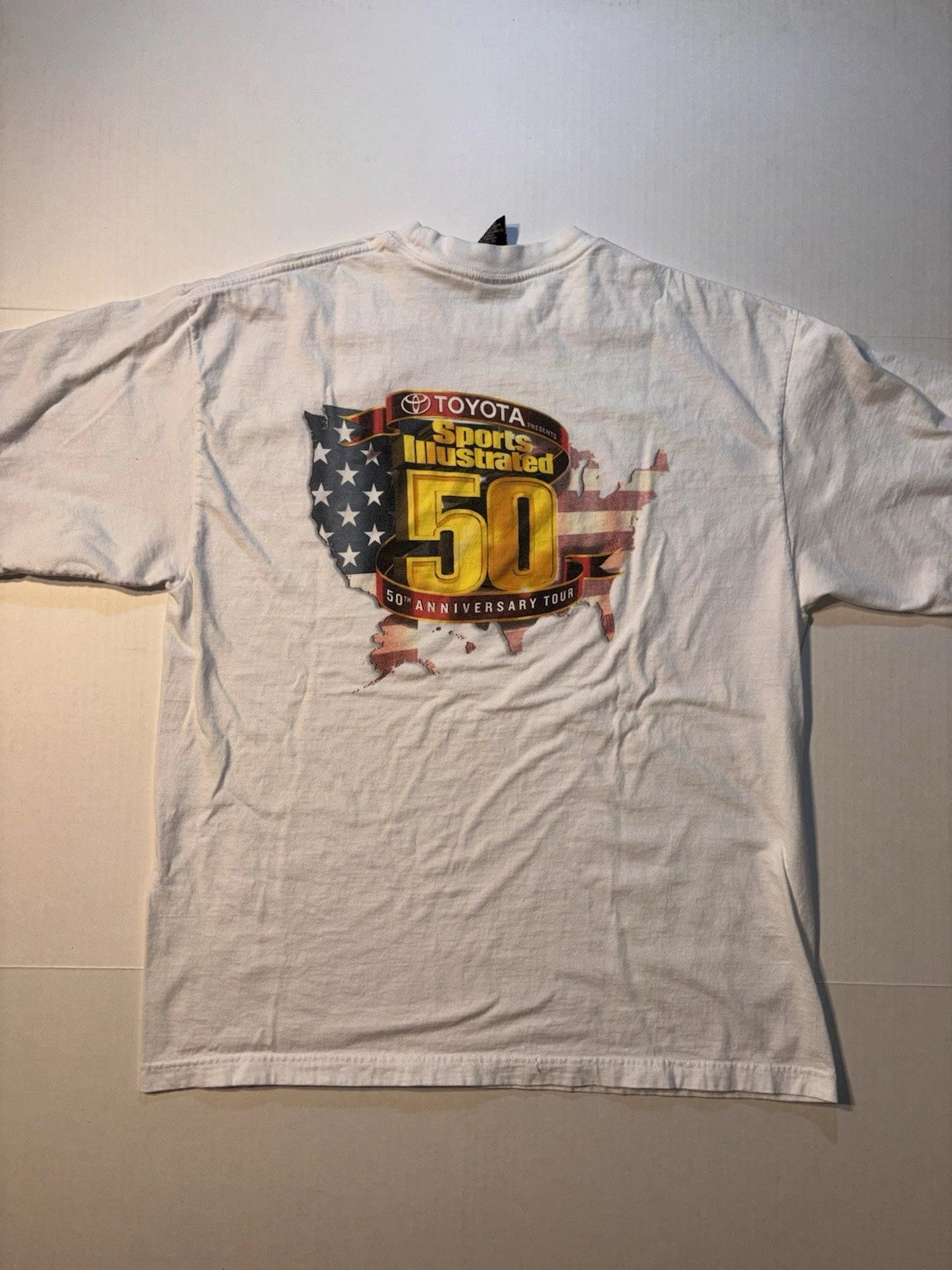 Vtg Starter Sports Illustrated Toyota 50th Anniversary Tour Y2K T-shirt Large