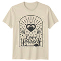 Love Yourself T-Shirt Boho Aesthetic Self Care Valentines Gift For Him And Her