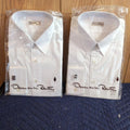 Oscar de la Renta White Dress Shirt Size 40-82 Stylish Design