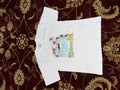 Casablanca Paris Designer Graphic White Cotton Short Sleeve T-Shirt Size Small