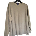 Hunt Club Mens Tan Crewneck Long Sleeve Casual Cotton Classic Shirt XL Vintage