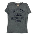 TOMMY HILFIGER Round Neck Grey T-Shirt Men Size S