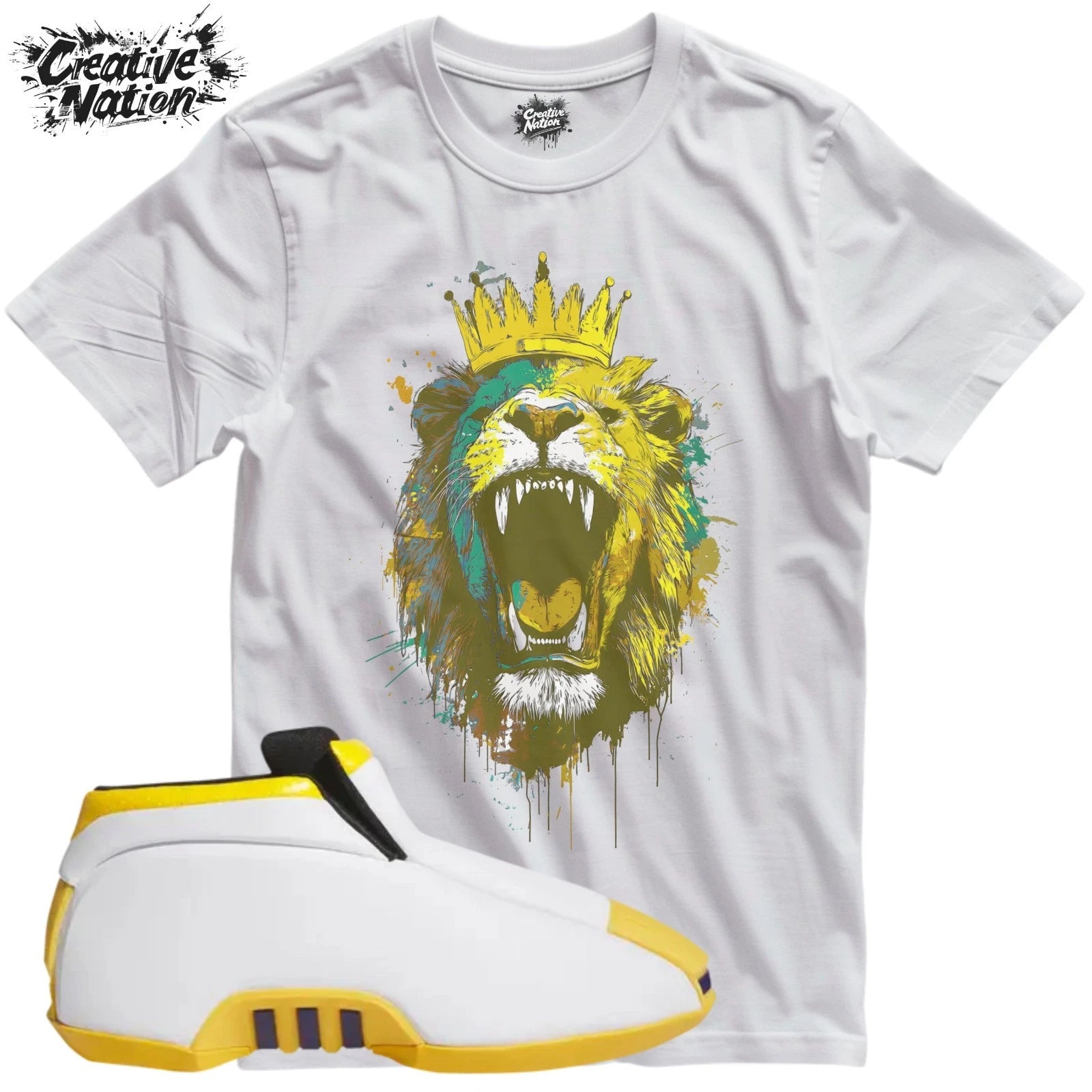 Shirt To Match 2 Unisex Tee Sneaker Shirt Lion Shirt