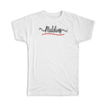 Gift T-Shirt : Maldives Flag Colors Maldivian Travel Expat Country Minimalist