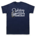 CLAMPDOWN PUNK UNOFFICIAL ROCK WORKING FOR CLASSIC MENS & WOMENS T-SHIRT